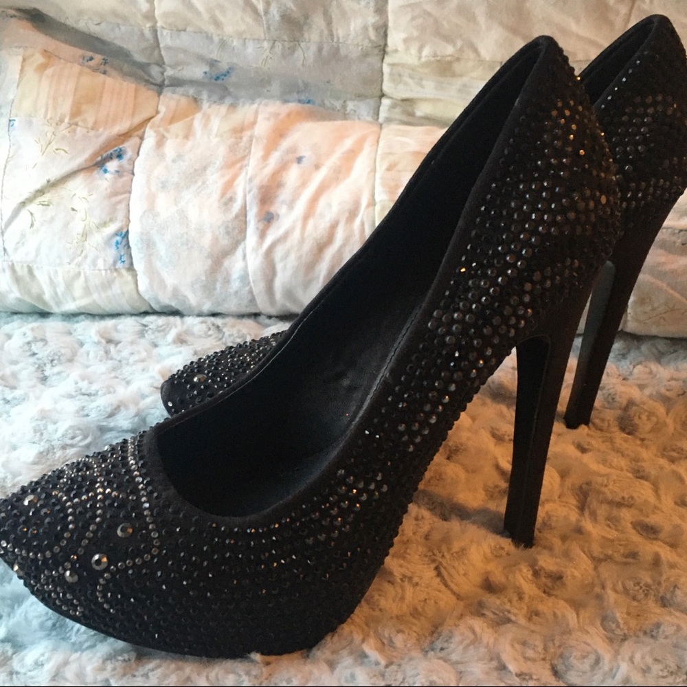 NWOT Bling High Heels - Picture 1 of 8